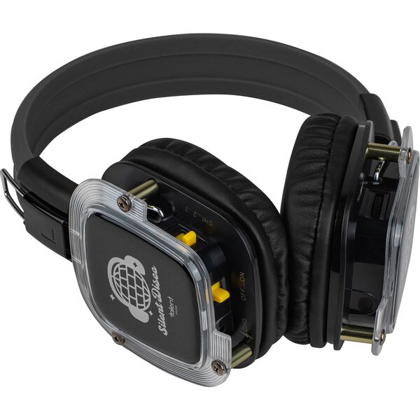 Main product image for Talent Silent Disco Prism Color Changing Headphone 10 Pack with Portable Transmitter233-3541